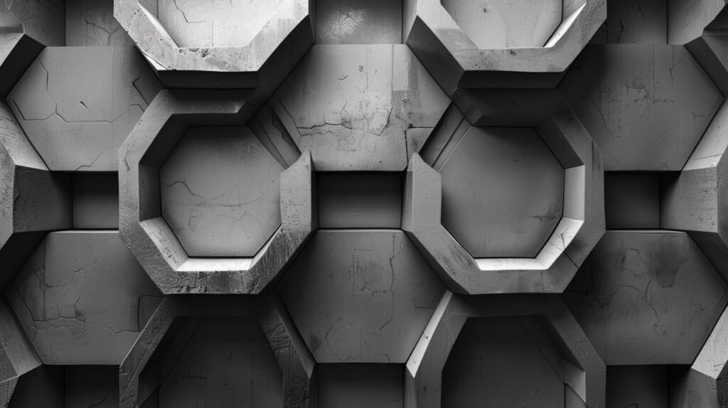 Abstract Gray Hexagons Honeycomb Pattern Background – Stock Illustration