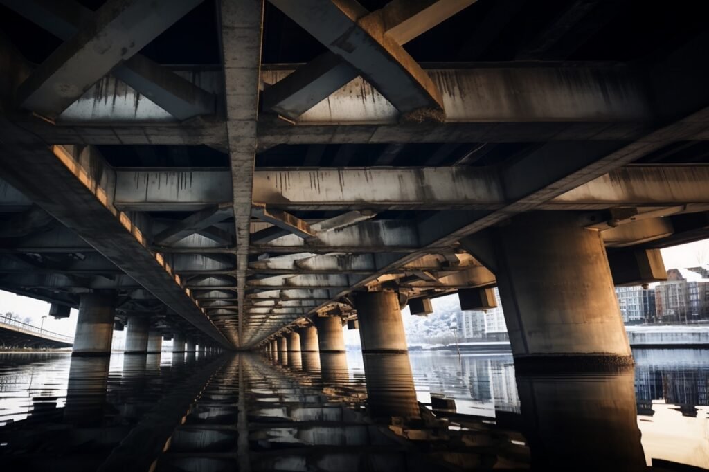 Beneath the Bridge Capturing Urban Infrastructure in Stunning Stock Imagery