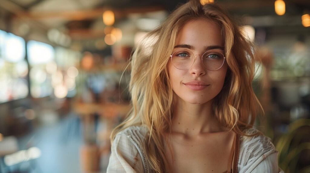 Contemplative young woman with coffee in home office – stock photo Pursuing Dreams