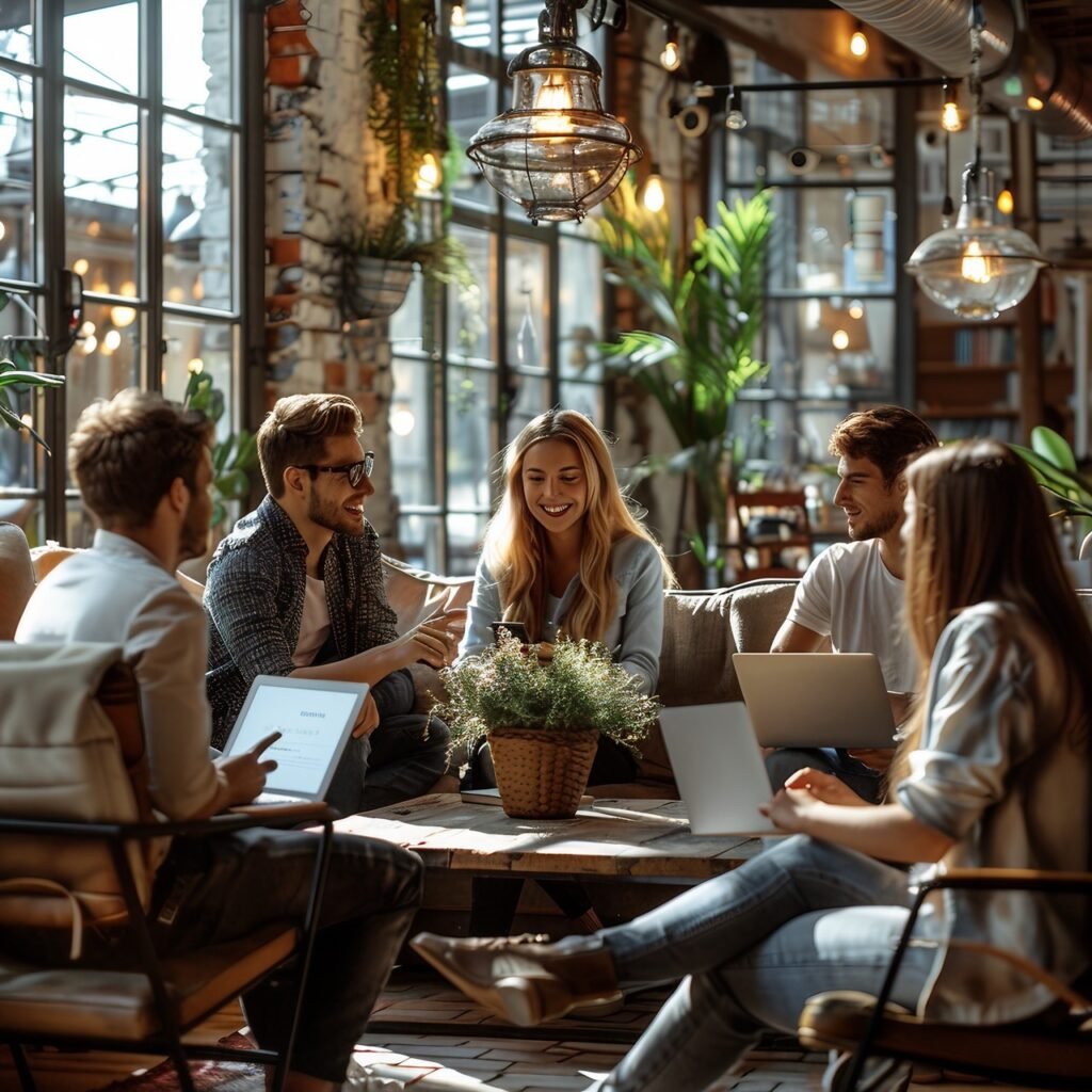 Success Hunger Modern Team in Smart Casual Wear – Top-Notch Stock Photo