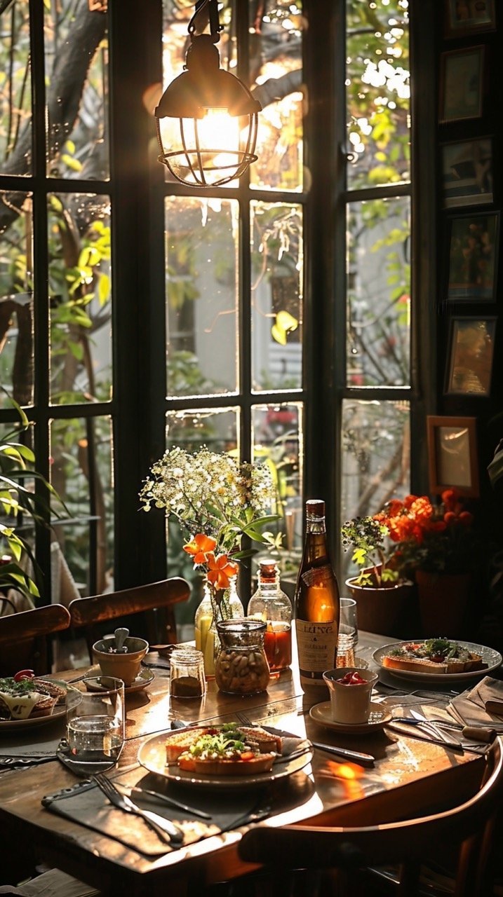 A Couple Indulging in a Home-Cooked Sandwich Lunch Together