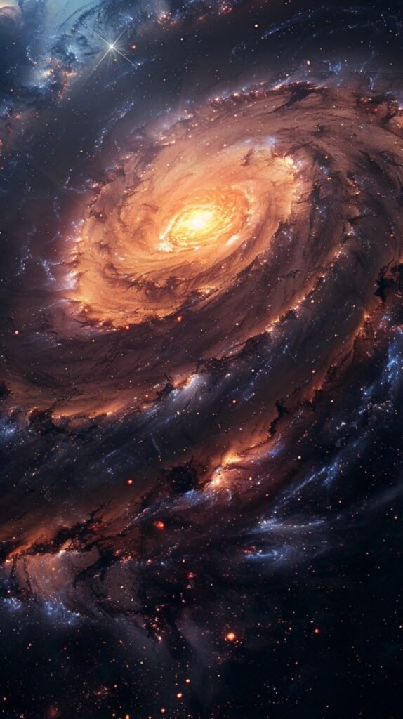 Astronomical Wonder Spiral Galaxy – Stock Photo Showcasing Cosmic Beauty in Stunning Image