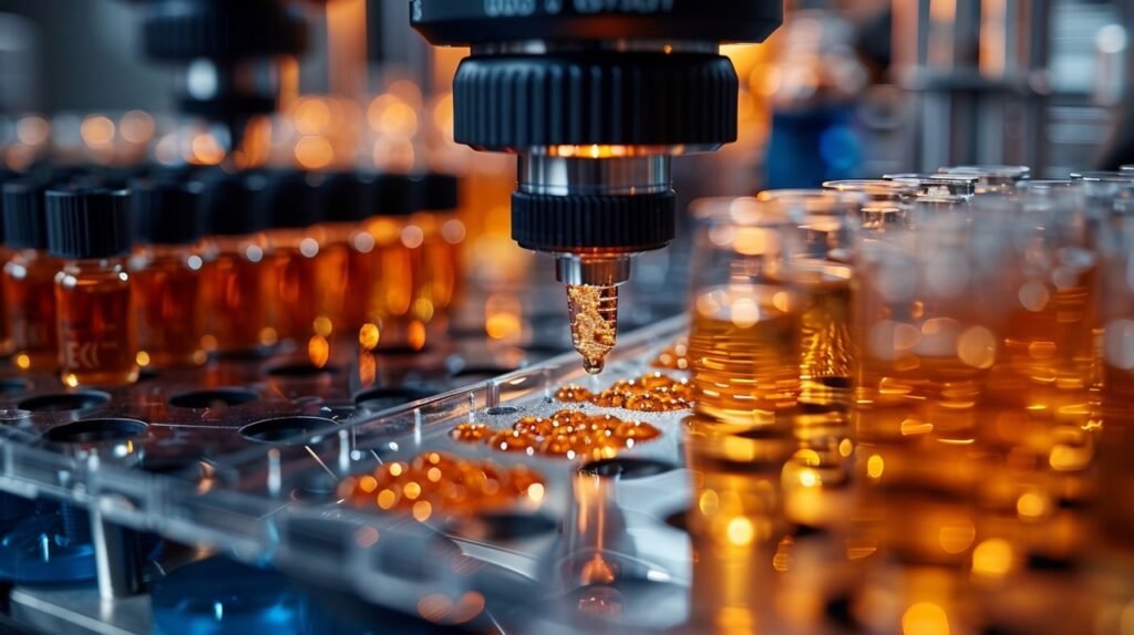 Close-Up Fertility Lab Stock Photo – Doctor Prepares Embryo Cultivation Plates