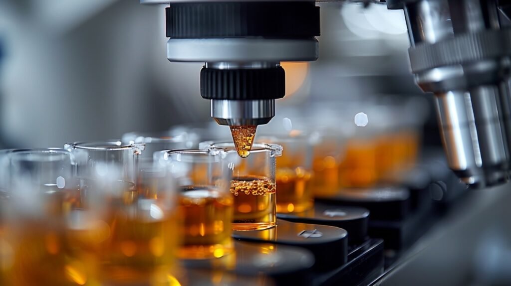 Doctor Preparing Embryo Cultivation Plates – Fertility Lab Stock Photo Close-Up