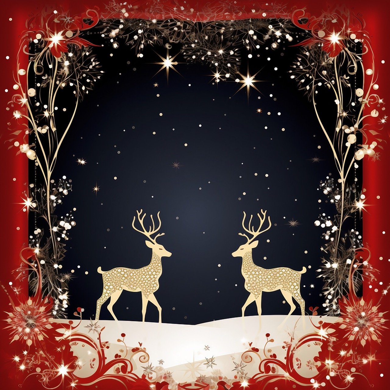 Elegant Christmas Card Illustrations – Artistic Designs for Seasonal Greetings