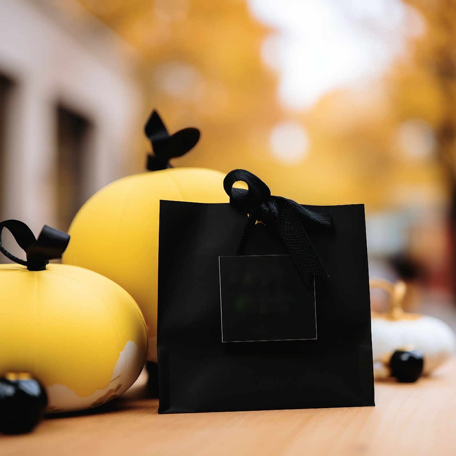 An image in a stock photo showcases a sale tag adorned with the ‘Black Friday’ message against a bright yellow backdrop