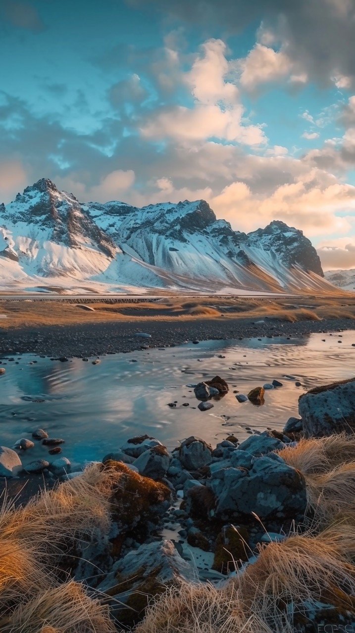 Dramatic Icelandic Landscape