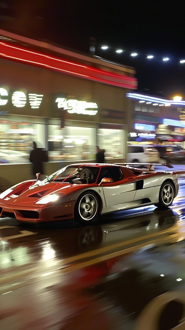 Dramatic Sport Car Crash Into Grocery Store Window, Captured by Webcam