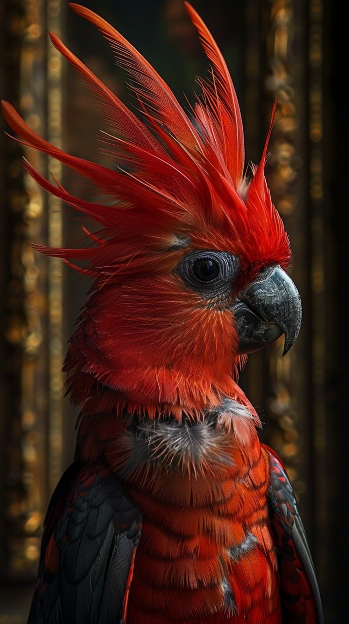 Opera Avian Performance Captivating Stock Image of Elegant Bird