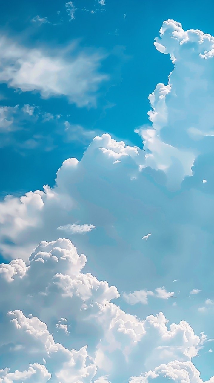 Azure Sky Daytime White Clouds and Blue Sky HD Wallpapers with Nature Images