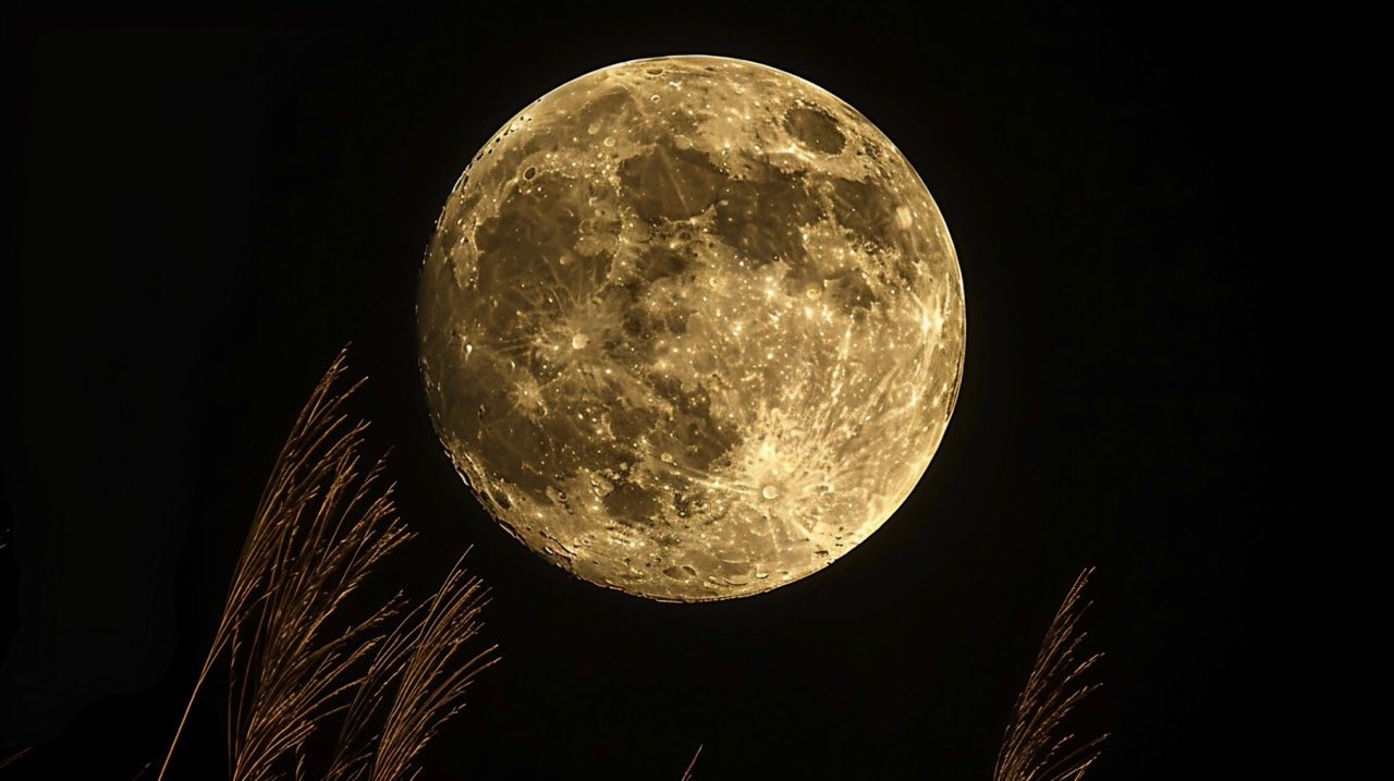 Glowing Full Moon in Puerto Rico – Stunning Night Sky and Nature HD Wallpapers