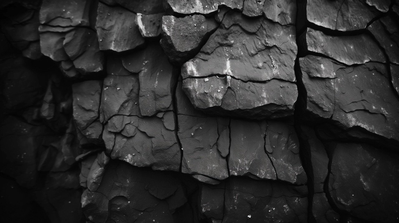 Grayscale Photography of Rock Formation – HD Black and Grey Wallpapers, Texture Backgrounds, and Abstract Patterns