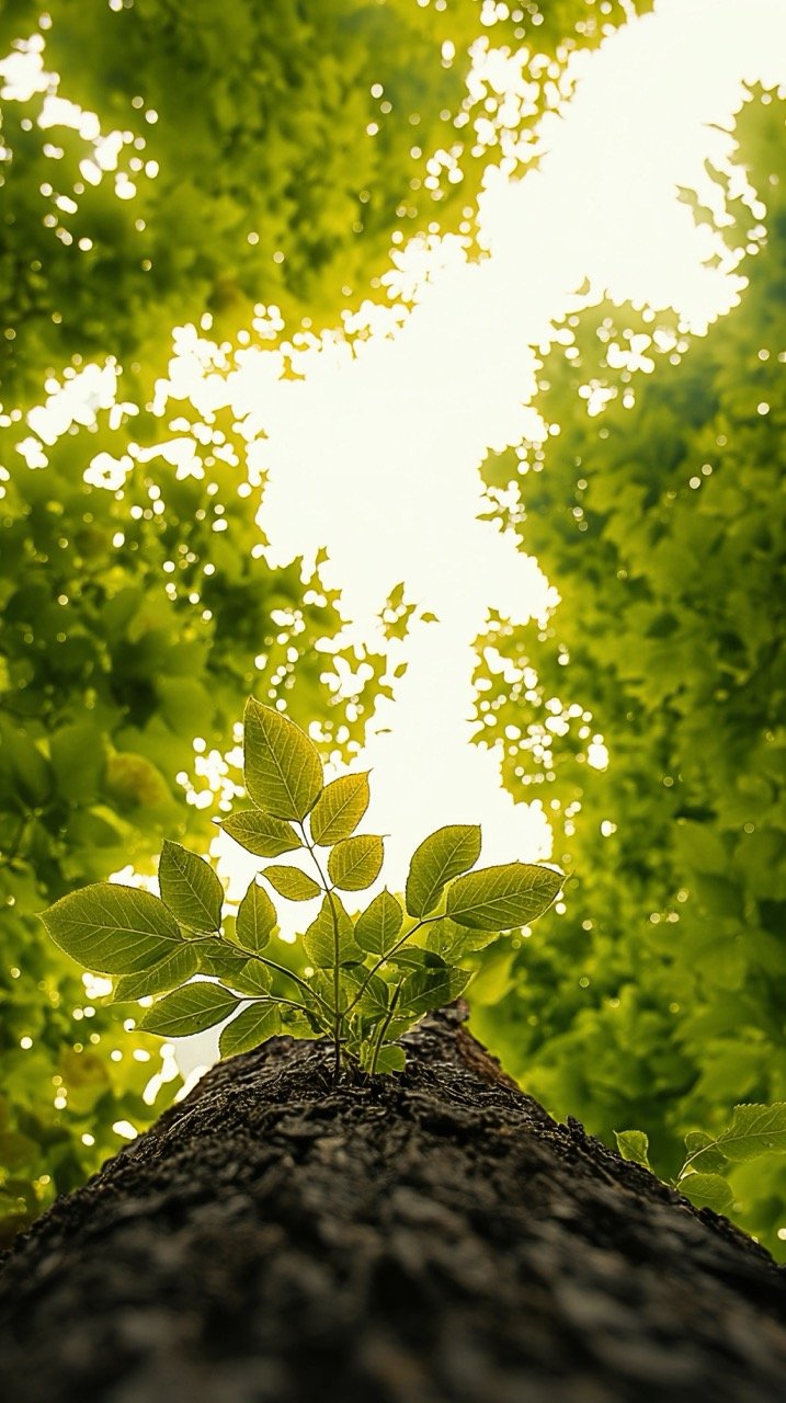 Leafy Background with HD Tree Images – Green Forest and Sky Wallpapers Summer and July Nature Photos