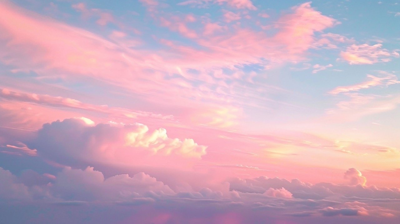 Nature Scenes White Clouds in HD Sky Wallpapers with Pink and Pastel Wallpapers