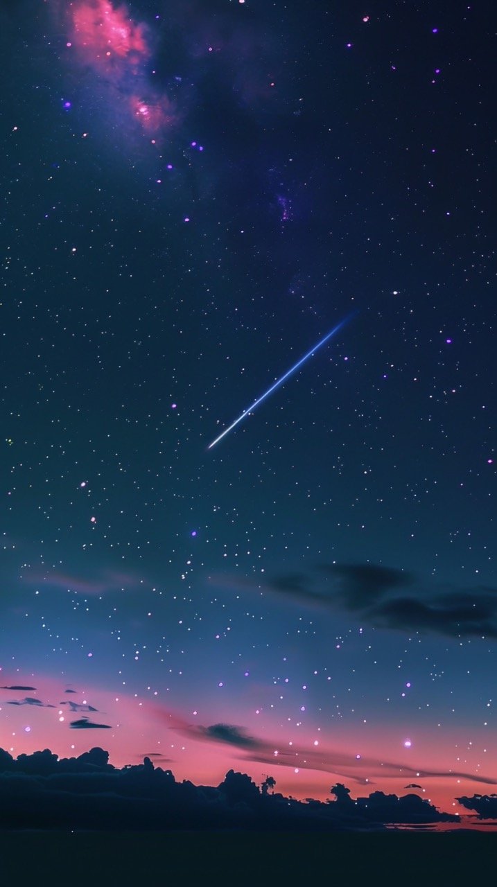 Shooting Star Night Sky HD Wallpapers, Galaxy Images with Nature and Starry Backgrounds