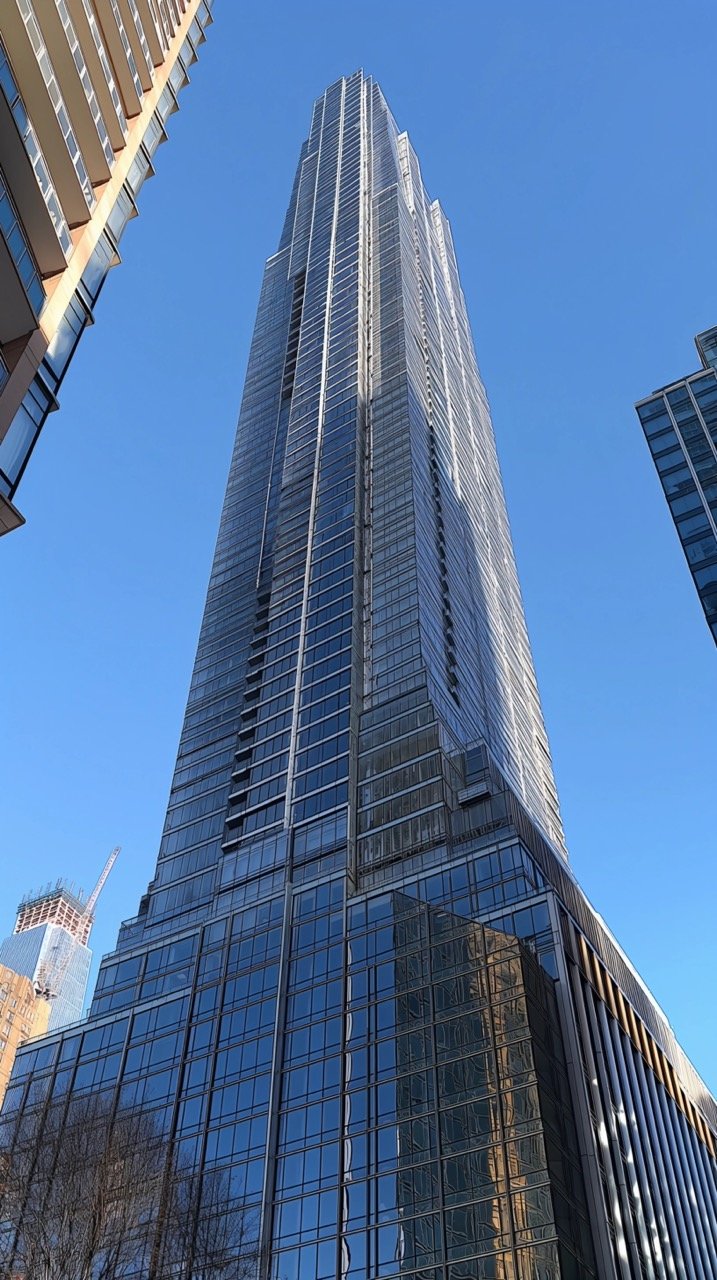 Two Very Tall Buildings Side by Side Urban Architecture, Tall Structures, Cityscape