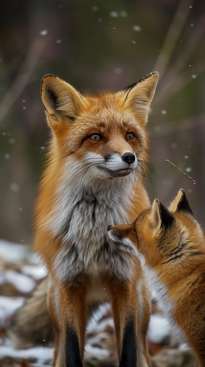 Brown Fox in Tilt Shift Lens Ontario Wildlife, Canine Mammal, Red Fox, and Pet Dog Images