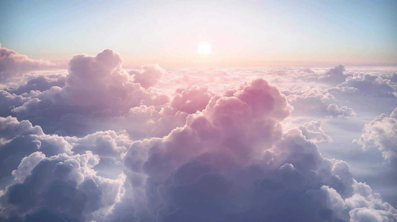 HD Cloud Pictures with Brown Clouds | Sky Wallpapers in Pink and Yellow | Nature Images | Milan Cloud Photos