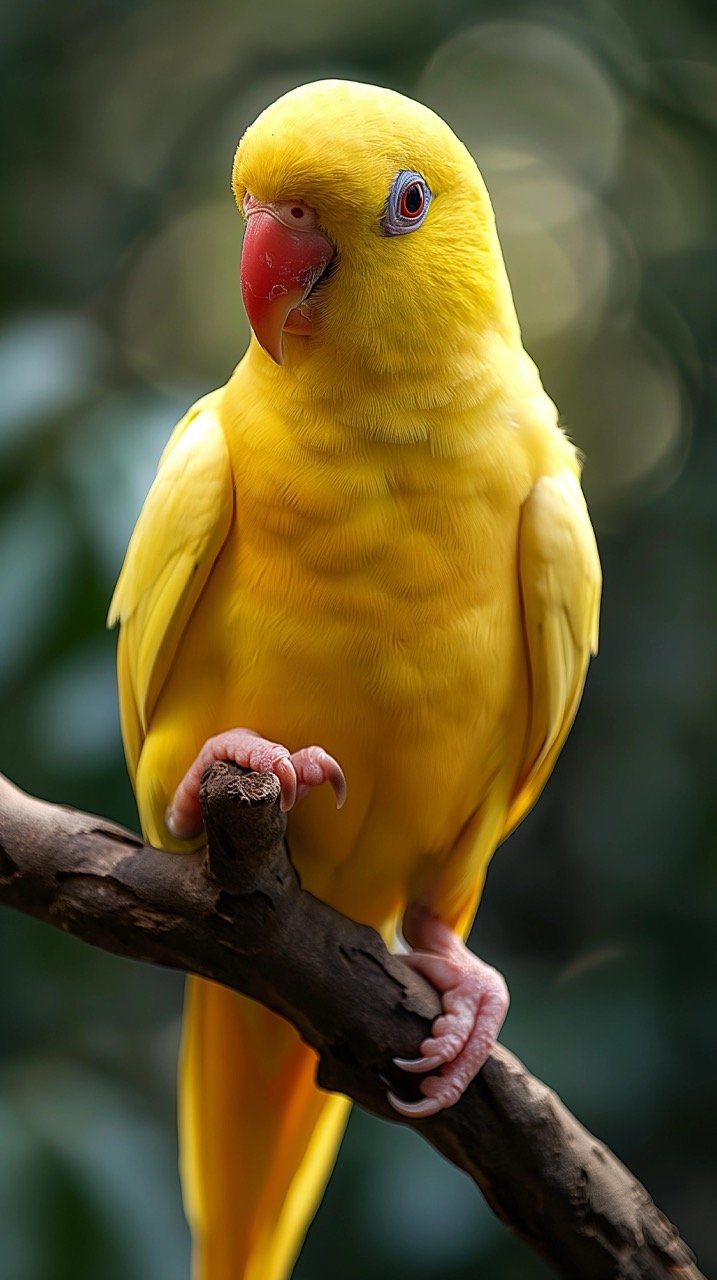 HD Yellow Parakeet on Tree String Birds and Animals Photos, Kuranda Village Parrot Images, Rainforest Backgrounds