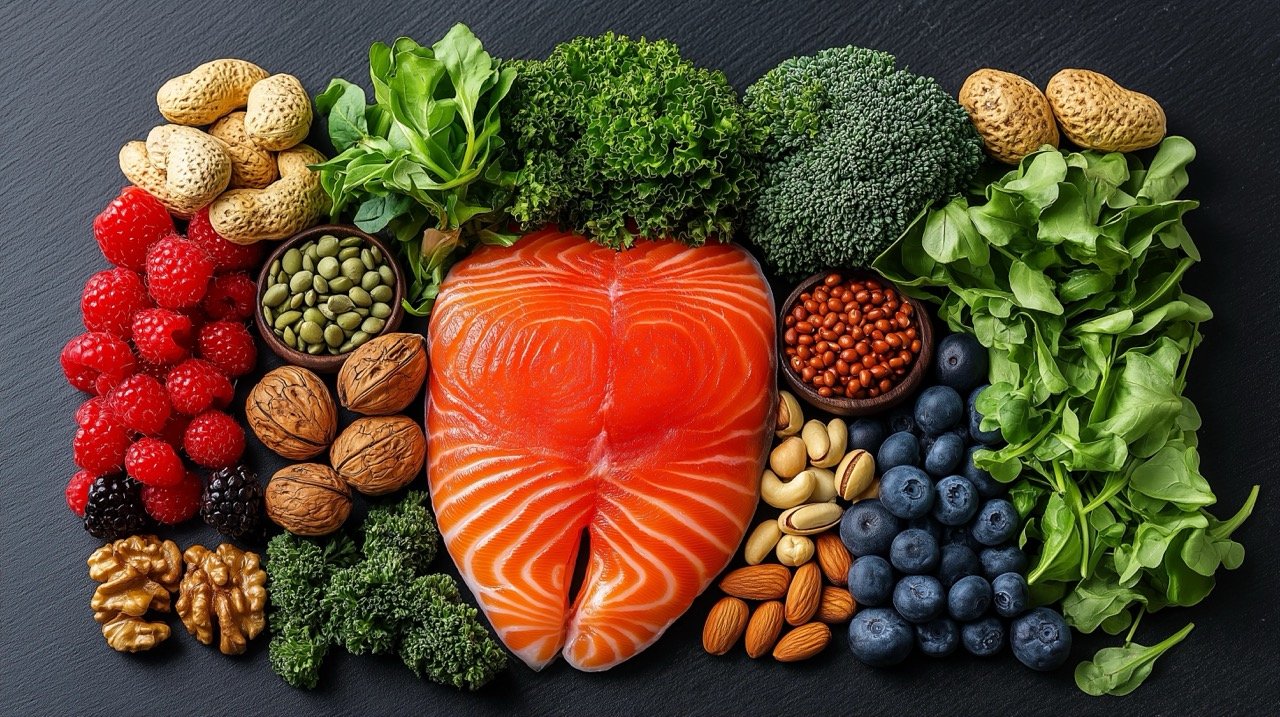 Healthy Brain Foods Fresh Salmon and Other Foods for Mental Health and Good Memory