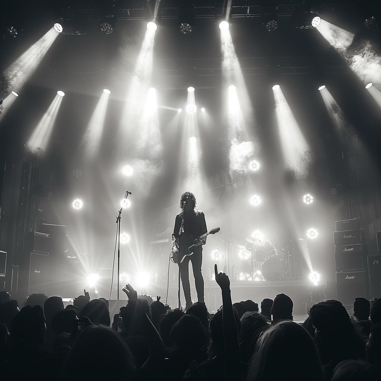 Musician Performing on Stage in Utrecht, Netherlands at TivoliVredenburg – Concert with Band and Lighting