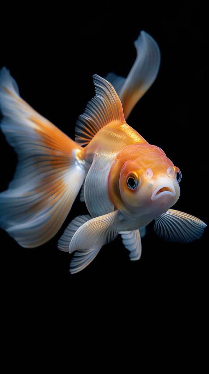 White Goldfish Underwater HD Fish Images, Marine Life, Sea Creatures, and Nature Photography