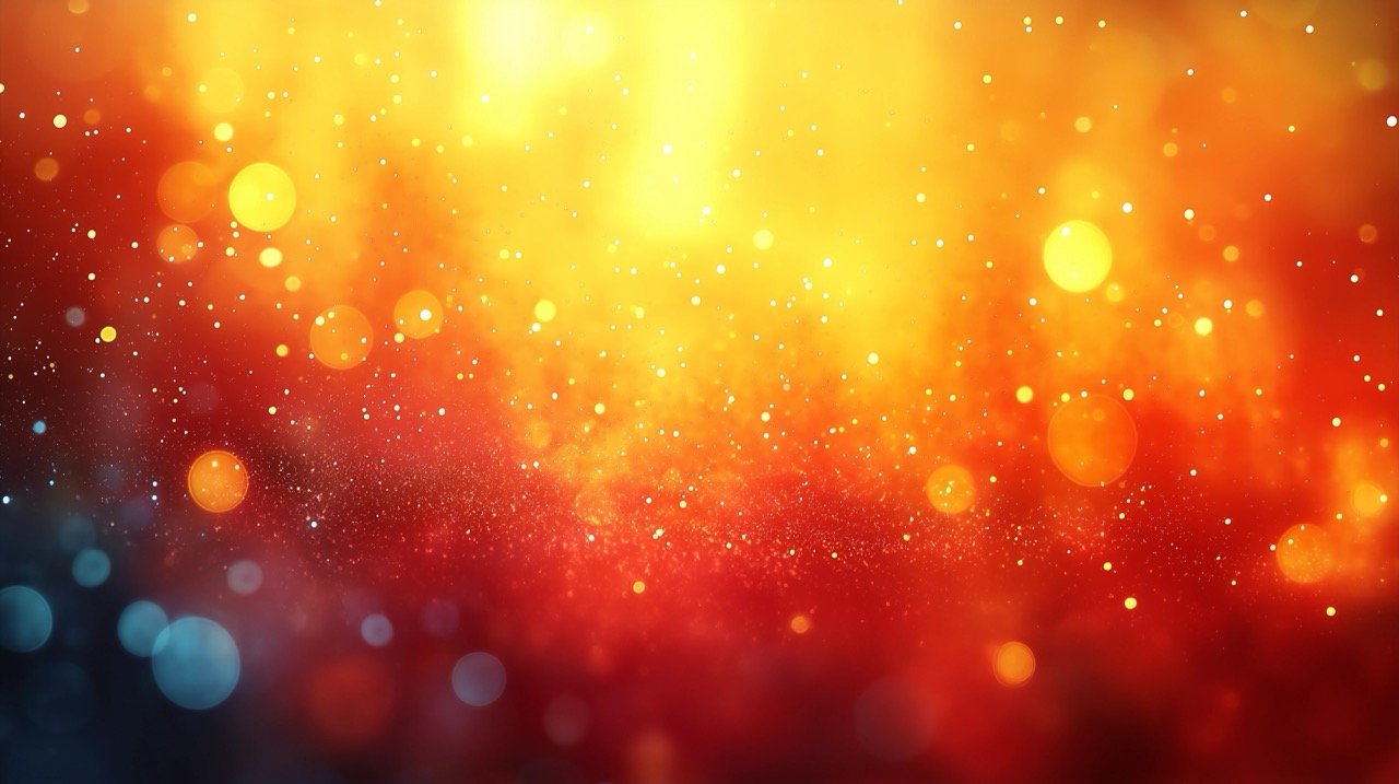 Abstract background with defocused orange and yellow blurred motion, featuring a smooth color gradient and natural light effect.