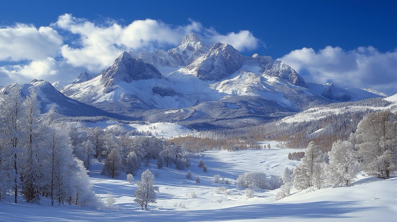 Colorado Rocky Mountains at Dallas Divide – Beautiful Stock Photo Capturing North American Mountain Scenery