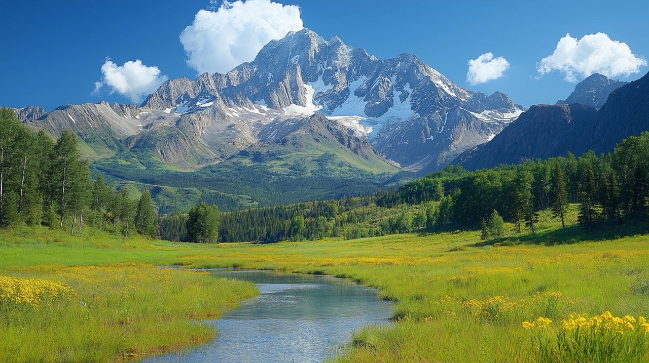 Dallas Divide View of Colorado Rocky Mountains – Gorgeous Mountain Scenery and Landscape in North America