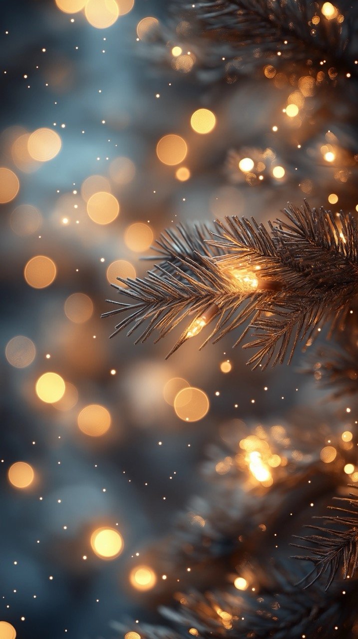 Defocused lights background with glittering white color, perfect for Christmas and festive decorations in a blurred style.