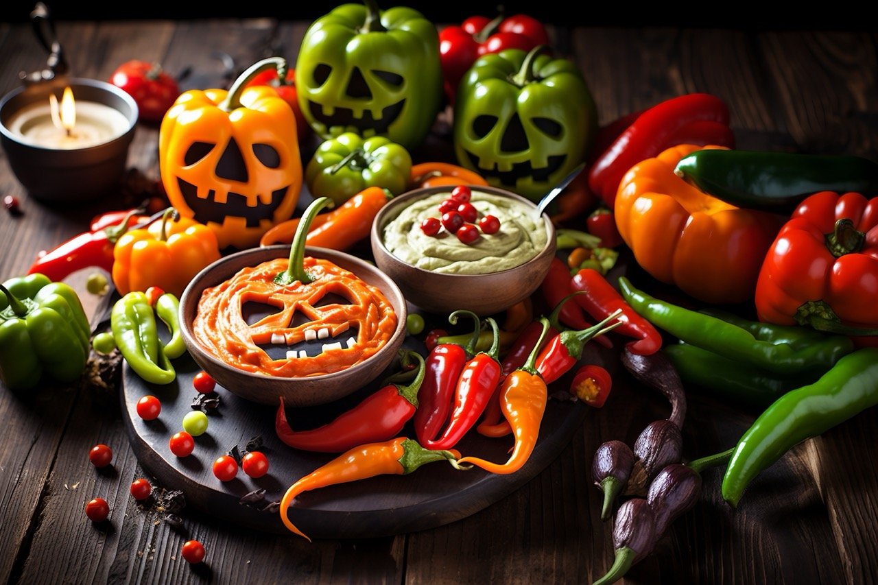 Enjoy a Halloween snack that promotes healthy eating with vegetables