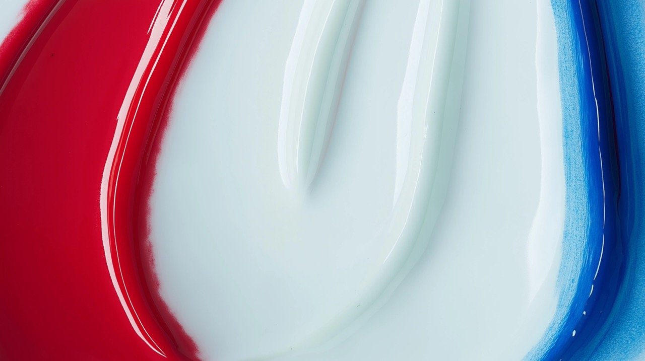 Close-Up of Red and White Object Striking 3D Background for Modern Digital and Creative Projects