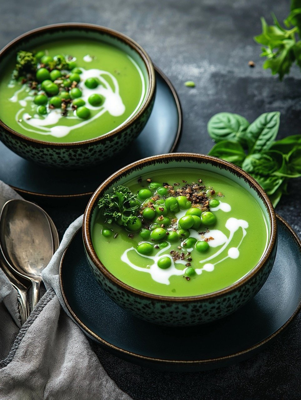 Creamy Green Peas Soup A Healthy and Flavorful Green Soup for Nutritious Eating