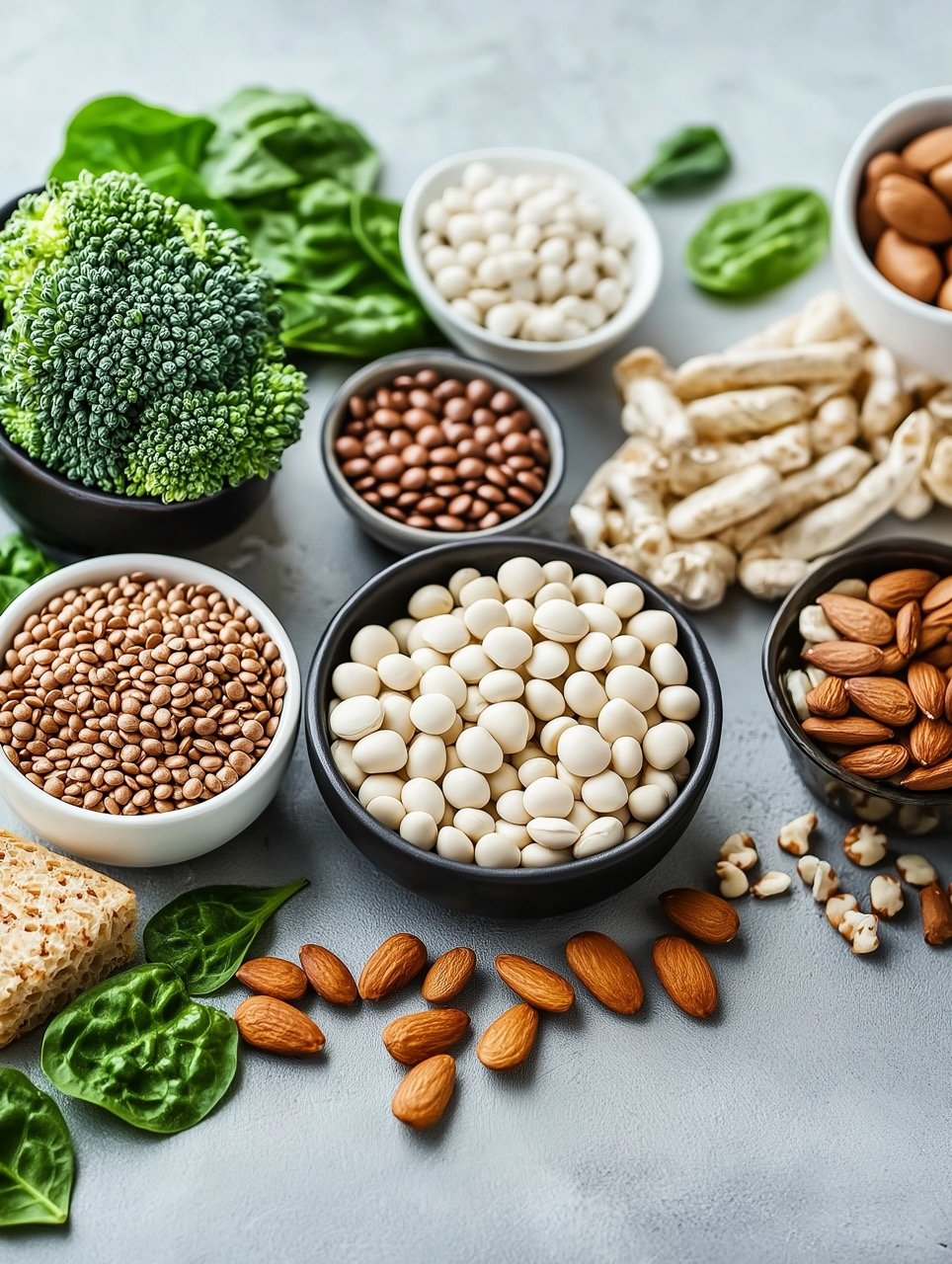 Vegan Protein Sources Healthy Eating and Plant-Based Food for a Balanced Diet