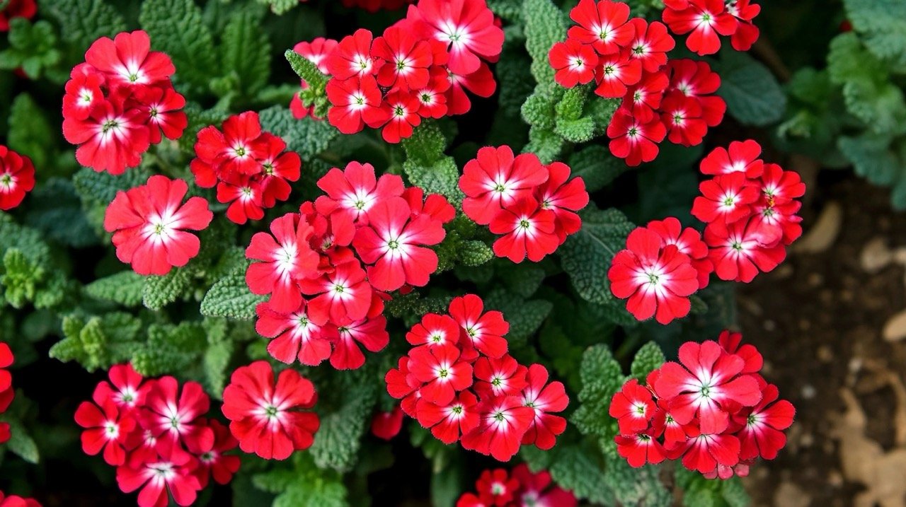 Verbenas are long-blooming flowers, known for their beauty and botanical charm, captured in close-up photography.